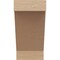Ekena Millwork 5"W x 5"D x 10"H Wide Burlington Rough Cedar Woodgrain TimberThane Corbel, Primed Tan CORUR05X05X10BURRCPR - alternate 4